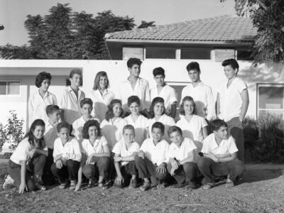  תחילת שנת הלימודים קבוצת אורן; 1963