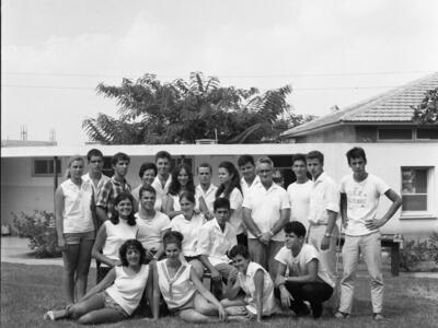  קבוצת אורן בתחילת שנת הלימודים; 1967