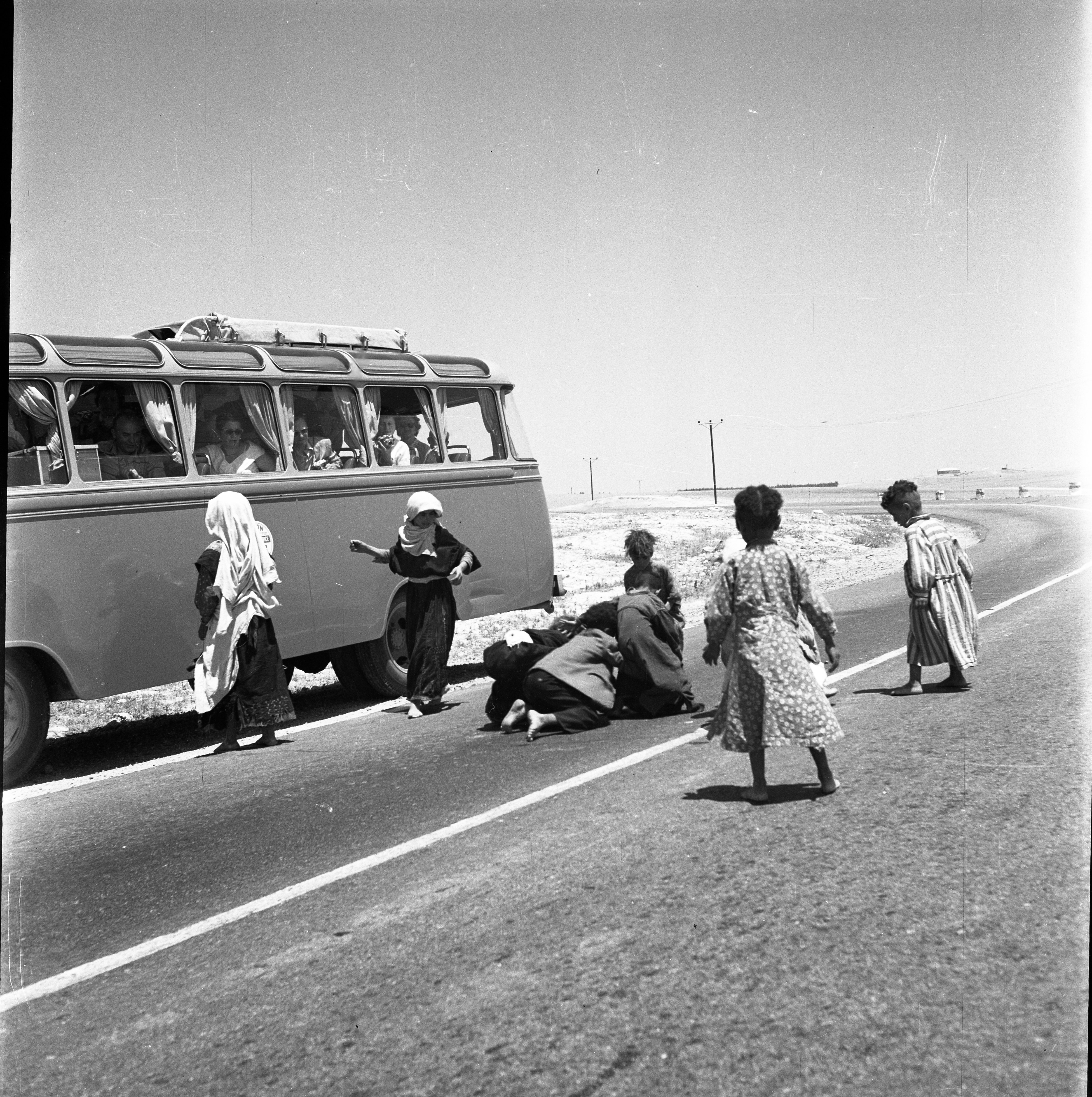  שוק בדואי בבאר- שבע; 1958