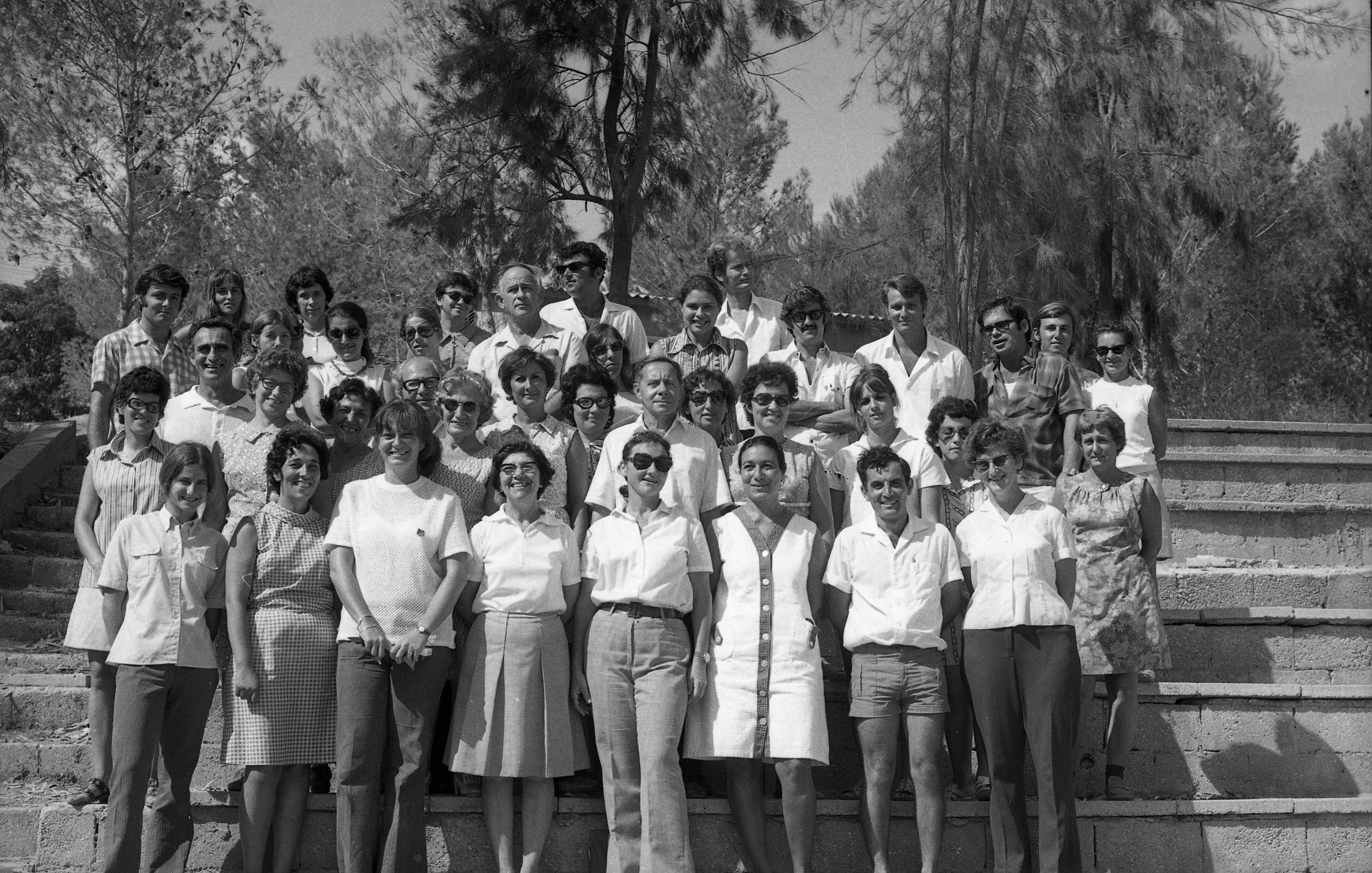 בתחילת שנת הלימודים במוסד צפית, תשל"ד; 1974