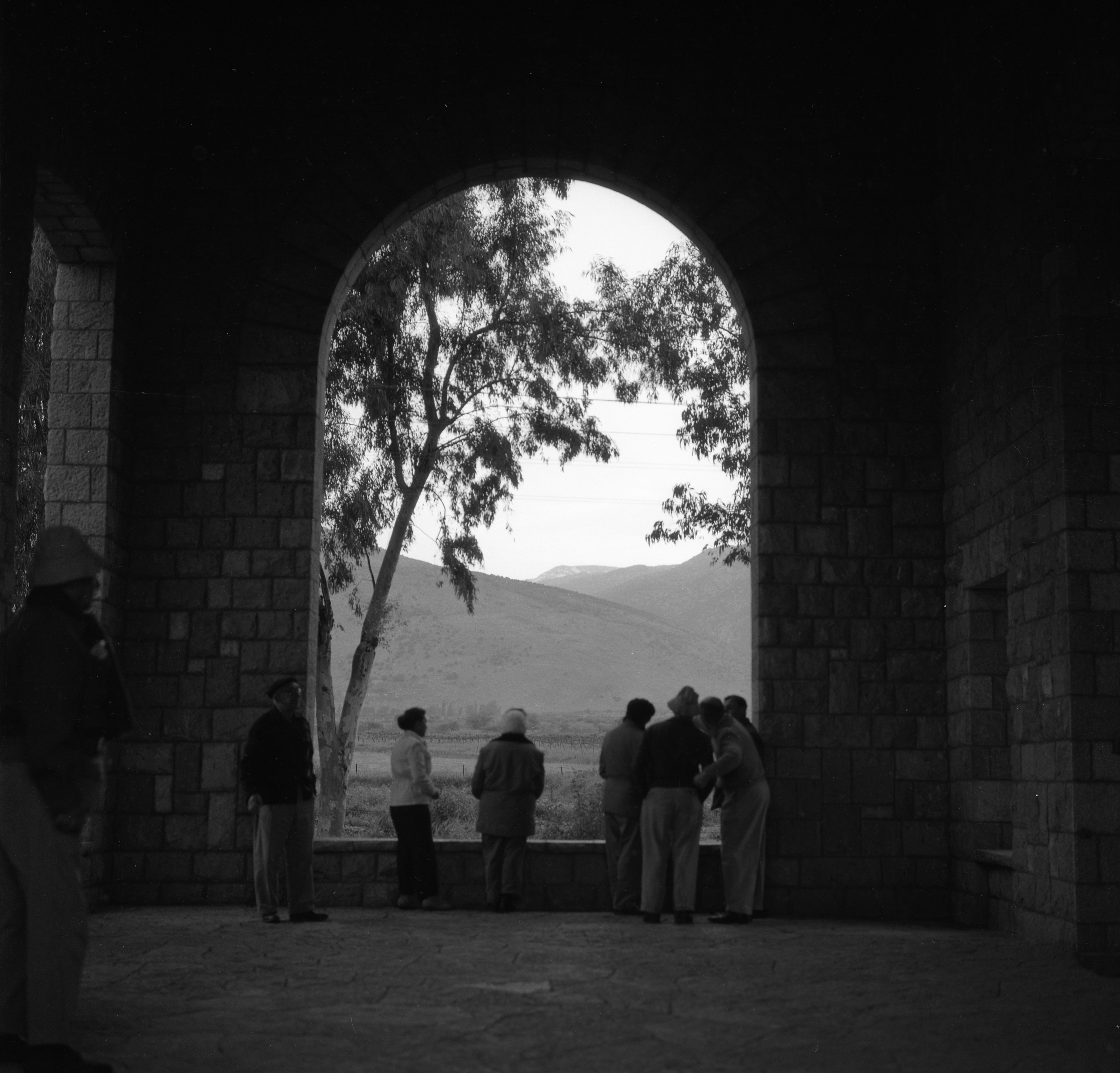  הטיול לגליל, בית אוסישקין ליד קיבוץ דן; 1963