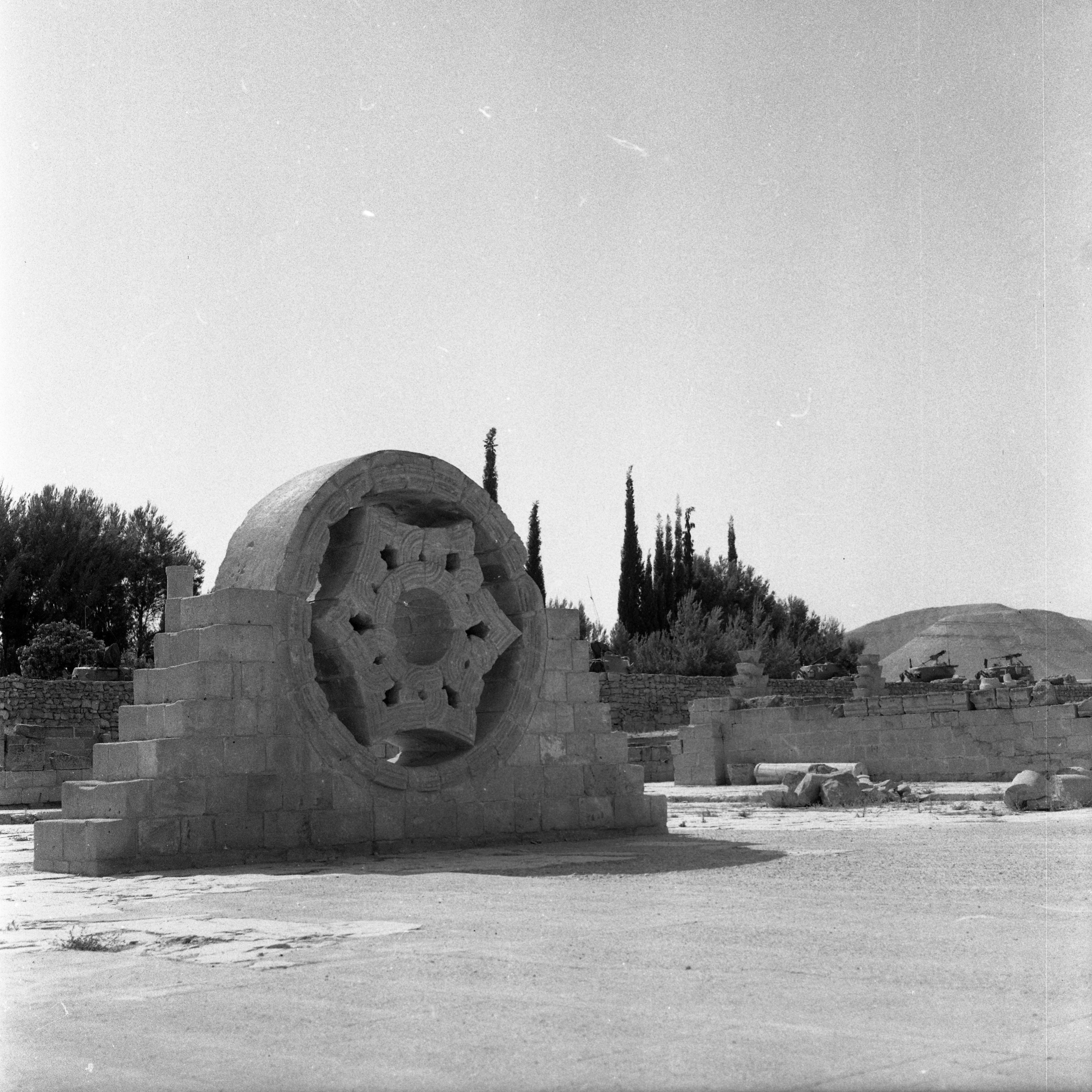  יריחו, עתיקות, ארמון אל פג'ר; 1968