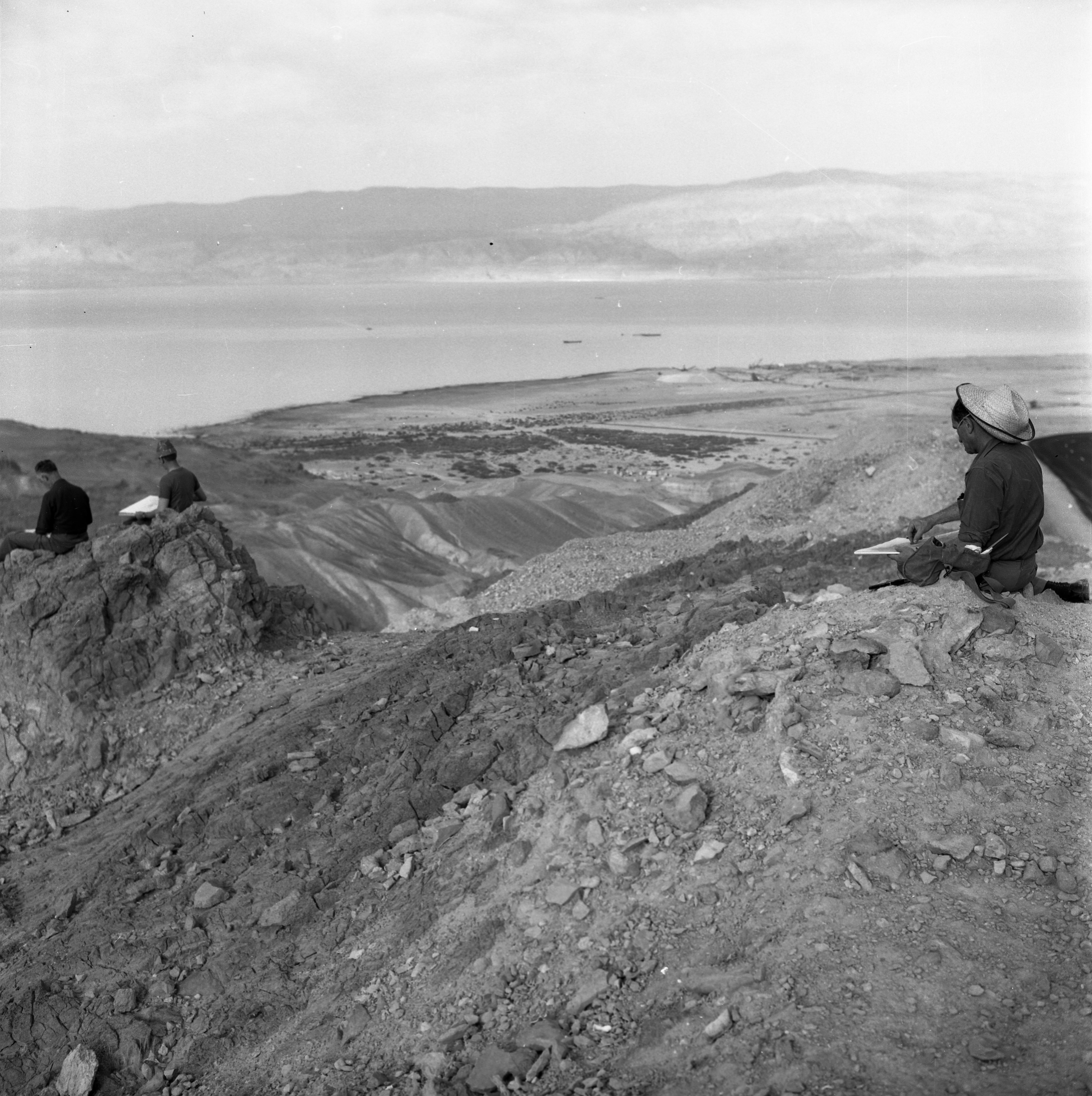  עם ציירי הקבה"א, הר סדום ; 1964