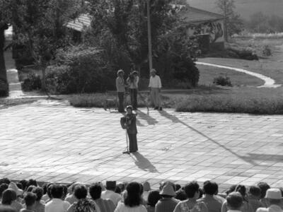  הופעת חוה אלברשטיין בכפר מנחם, מאי; 1970